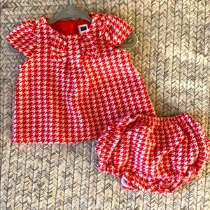 Janie and Jack Houndstooth Dress Set
